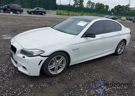 2015 BMW 528I xDrive z USA, uszkodzony, nr VIN WBA5A7C58FD627322